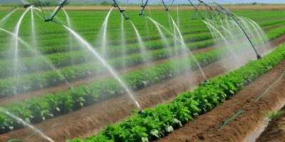 23128366-irrigazione-sistema-nel-funzionale-irrigazione-di-agricolo-impianti-illustrazione-ai-generativo-gratuito-foto